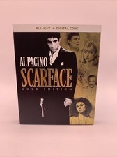 Scarface 1983 Blu-ray Al Pacino Gold Edition New Sealed W/Slipcover