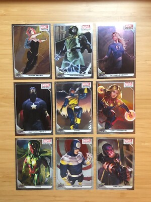 2023 Upper Deck Marvel Platinum Base Set You Pick - Complete Your