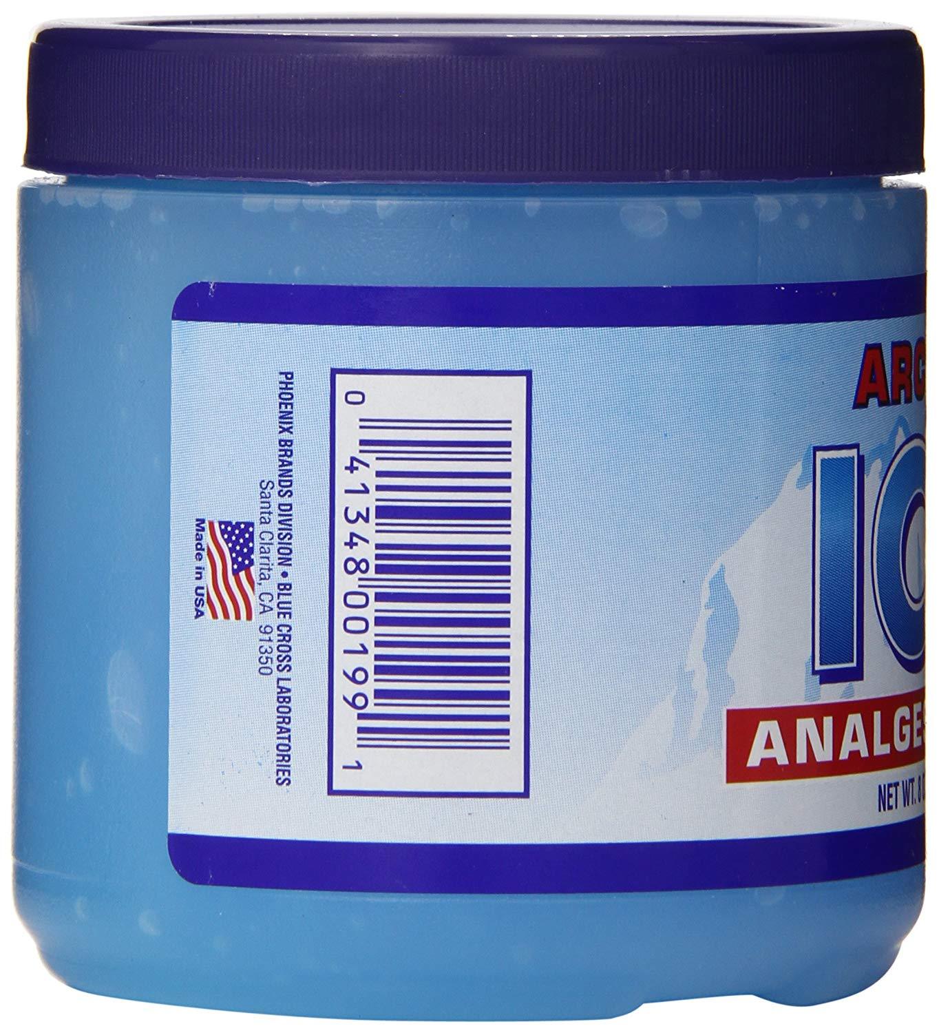 Arctic ICE Anagesic Gel 8 oz Made minor in and aches pai