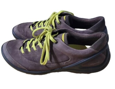 Ecco Biom Natural Hydromax Brown Yak Leather Golf Shoes Size 40