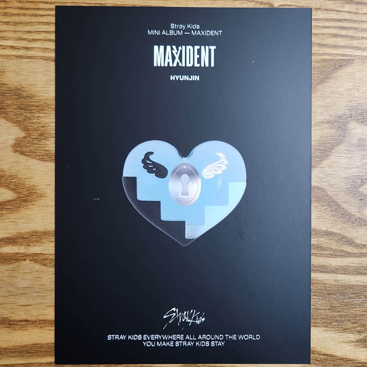 Hyunjin Official Mini Poster Stray Kids Mini Album Maxident