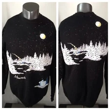 Vintage Minnesota Nature Crewneck Sweatshirt (Med) Art Unlimited All Over Print