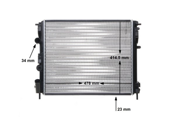 Mahle MotorküHler WasserküHler Cr 35 000S FüR Dacia Clio KC0 Renault Logan 2 1-image