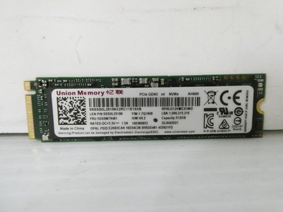 Union Memory 512GB NVMe M.2 2280 SSD Solid State Drive - 97% Health