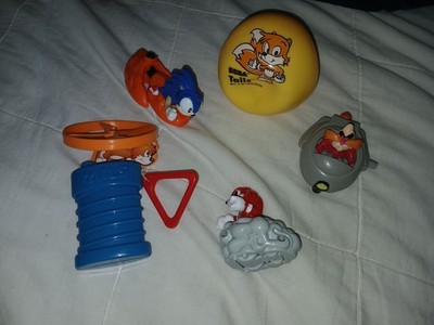 Sonic McDonalds Toys 1994 Sega Video Game Kids Cartoon Tails Knuckles Ball Toy