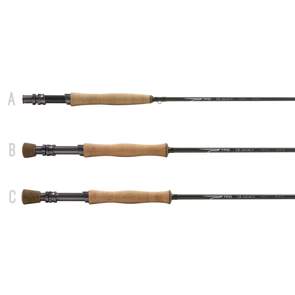 TEMPLE FORK OUTFITTERS 8 wt. 10'0" 4 piezas. Legacy Rod con estuche (TF-08-10-4-LK) Foto 3 de 4