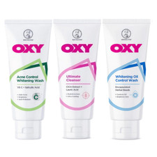 OXY Face Wash 100g x 2 Tubes Acne Control, Ultimate, Whitening Oil Control