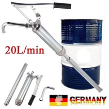Fasspumpe für 60L 200L Fässer Hand Hebel Pumpe Ölfasspumpe Ölpumpe 20L/min DHL