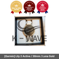 [Garmin] Lily 2 Active / 38mm / Luna Gold / Fitness GPS Smartwatch