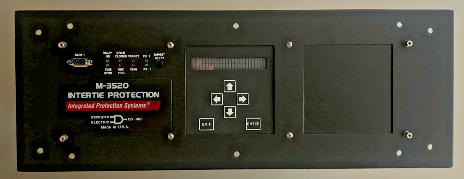 Beckwith Electric M‑3520 Intertie Protection Relay