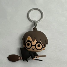 HARRY POTTER 3D COLLECTION KEYCHAIN SERIES Potter On His Broom *RARE*