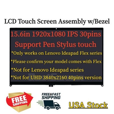 For Lenovo Ideapad Flex 5-15IIL05 81X3 81X3000JUS 81X3000VUS LCD Touch Screen