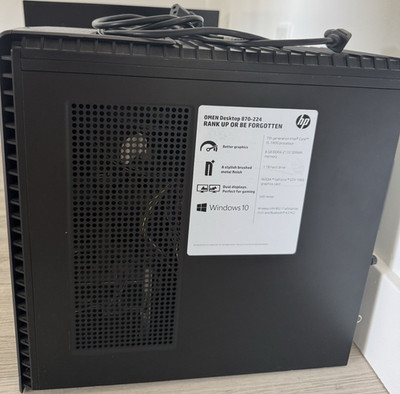 HP OMEN 870-224 Tower i5 7th Gen 8GB 1TB HDD GTX 1060 Win 10