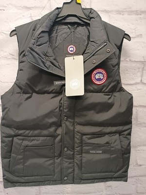 Canada Goose Vest Medium , Black ,Mens,  Zip Snap, Freestyle Crew NWT NEW