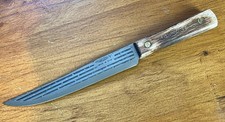 Vintage Ontario Knife Co Tru-Edge Old Hickory USA 8"  Carving Knife
