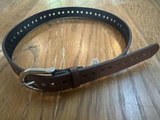 Brown Child  s Belt Cut Out Hearts 32" Valentine