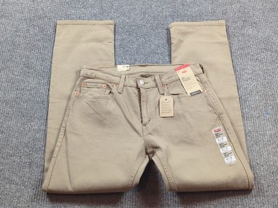 Levis Pants Men 30x32 Beige Relaxed Fit Straight Leg 559 Chino Cotton Stretch