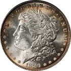 1886-P Morgan Silver Dollar NGC MS64 - Peripheral Toning
