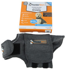 Thunder Shirt for Dogs, Dog Anxiety Relief Calming, Heather Gray Classic - XS