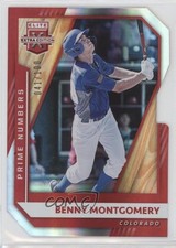 2021 Elite Extra Edition Prime Numbers A Die-Cut 41/100 Benny Montgomery #8 18ia