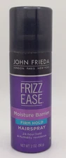 John Frieda Frizz Ease Moisture Barrier Hairspray, Firm Hold 2 oz  TRAVEL SIZE