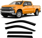 Window Visors Rain Guards for Chevy Silverado/GMC Sierra 1500 Crew Cab 2019-2026