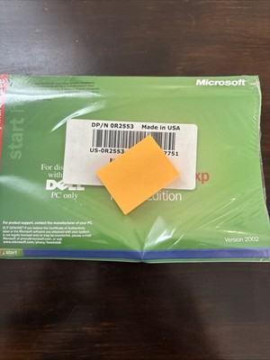 Microsoft Windows XP Home Edition with SP2 Reinstallation CD 2002 Dell NEW
