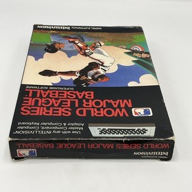 World Series Major League Intellivision ECS 1983 Mattel Edition Very Rare CiB