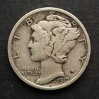1919 **P ** MERCURY SILVER DIME **NICE  ** FREE SHIPPING! C0501