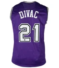 Vlade Divac Signed Sacramento Custom Purple Basketball Jersey Beckett