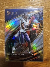 Marquise Brown 2019 Panini Select Silver Prizm Rookie Field #216 Ravens