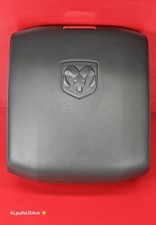13-18 Dodge Ram 1500 Armrest Arm Rest Center Console Gray Leather Compartment