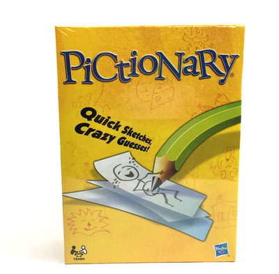 Pictionary Quick Sketches Crazy Guesses Cards Party Game Hasbro