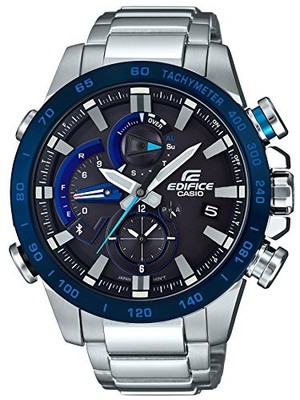 CASIO EDIFICE EQB-800DB-1AJF Bluetooth Solar Chronograph Silber Japan Neu