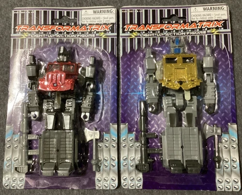 TRANSFORMERS TRANSFORMATRIX 2x OPTIMUS PRIME LIGHT UP FIGURE WITH ACCESSORIES