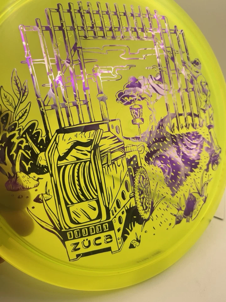 Innova Disc Golf Neon Yellow Colored 2023 USDGC CHAMP ROC HOLE 7 Zuca Cart 180g - Image 2 of 4