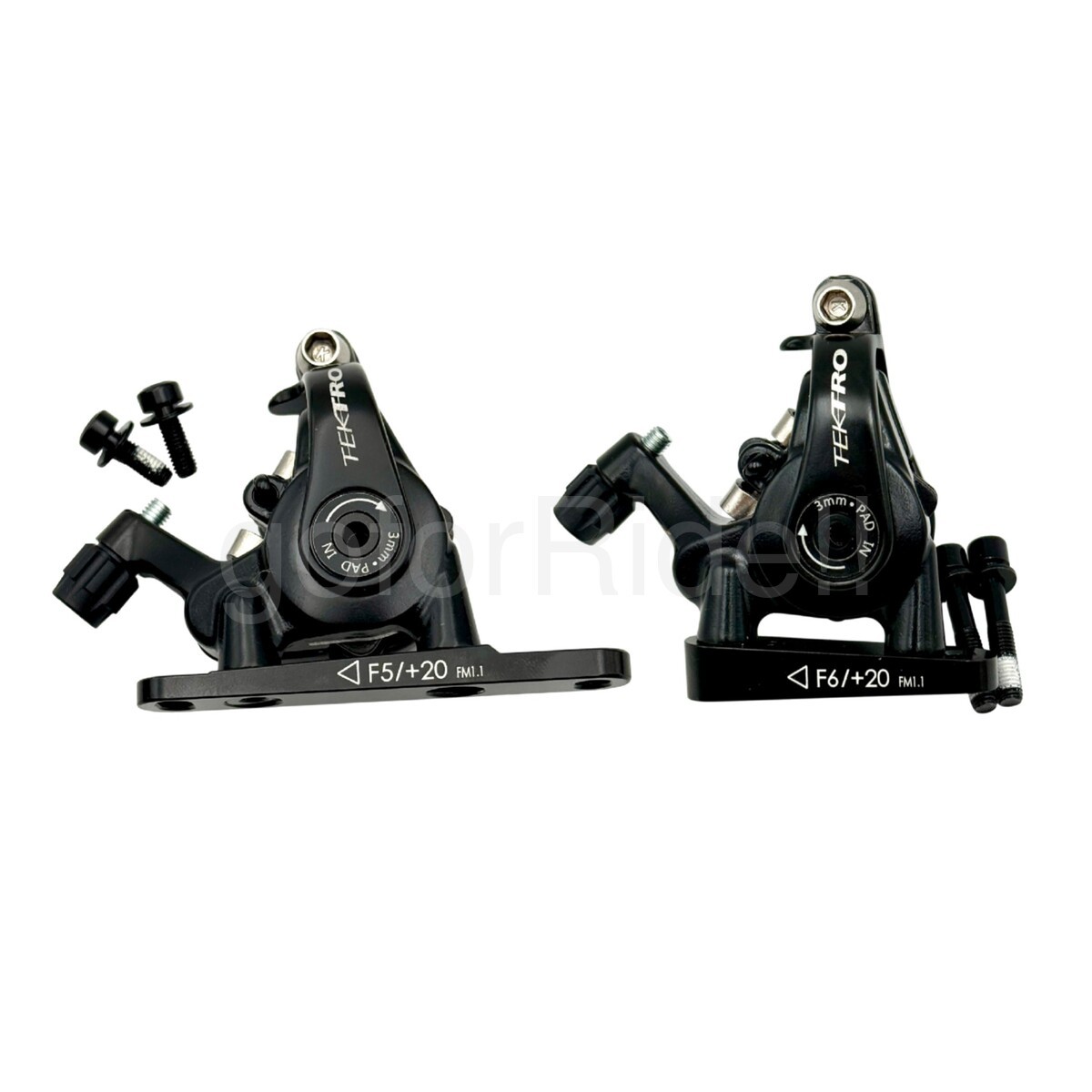 TEKTRO MD-C550 Flat Mount Mechanical Disc Brake Caliper Set Front Rear 160mm