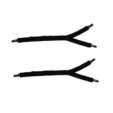 2 Pcs Best Mens Socks Garters Y Style Military Shirt Stays Elastic Adjustable B