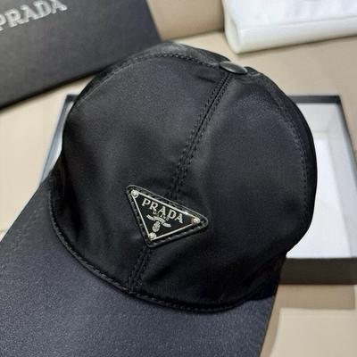 Prada Unisex Black Nylon baseball cap | adjustable size | Gift | eBay