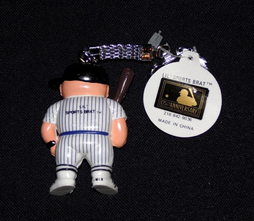 Colorado Rockies Baseball Sports Brat Key Fob or Chain Bling - Lil Sports Brat - Image 2 of 2