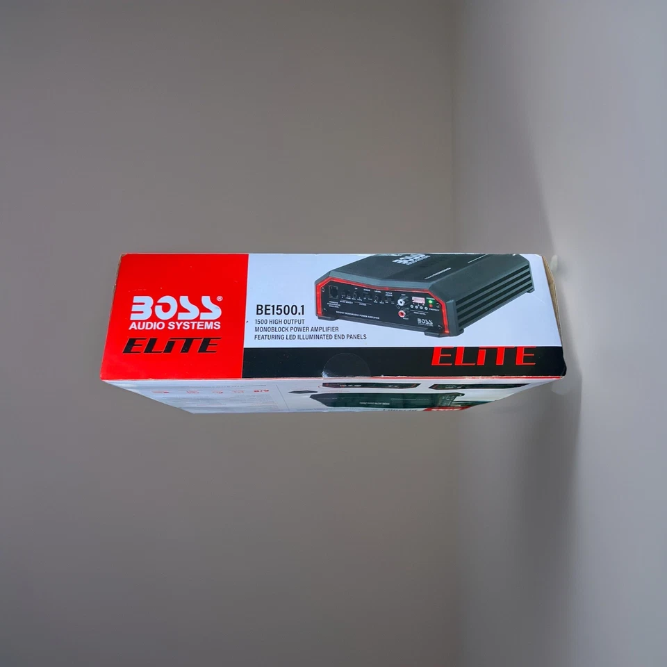 Boss BE1500.1 Elite Mono Car Amplifier 1500W - Black 31345 - Image 3 of 3