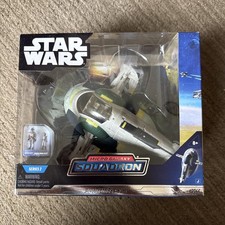 Jazwares Disney 2022 Star Wars Jango Fett s Starship Micro Galaxy Squadron