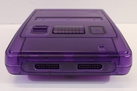 Nintendo Super Famicom Clear Purple Console Controller REGION FREE SNES & SFC #2
