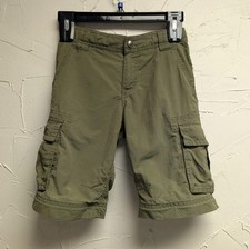 REI Shorts Boys  Sz S 8  Khaki Hiking Outdoor Nylon Adjustable Waist