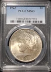 1923-P Peace Dollar - PCGS  MS63