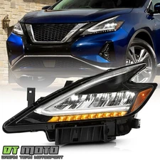 For 2019 2020 2021 Nissan Murano Full LED DRL Headlight Headlamp Driver Side