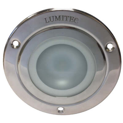Lumitec Shadow Flush Mount Down Light 3-Color Red Blue Non-Dim, White Dim-114118