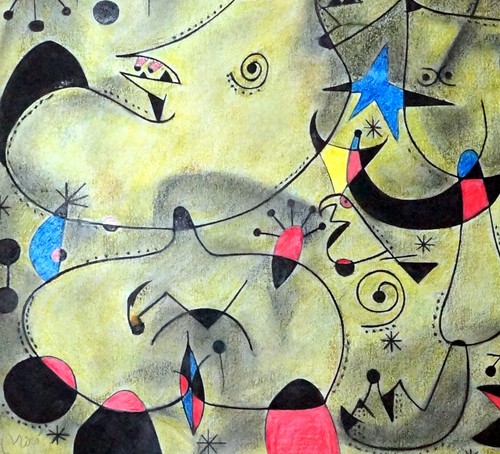 JOAN MIRO / Original Mixed Media on Paper Technique, Art Drawing Signed. - Picture 6 of 11