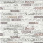 Erismann Wallpaper  Stone Wall  Brick Optic  Natural Grey  Textured 670310