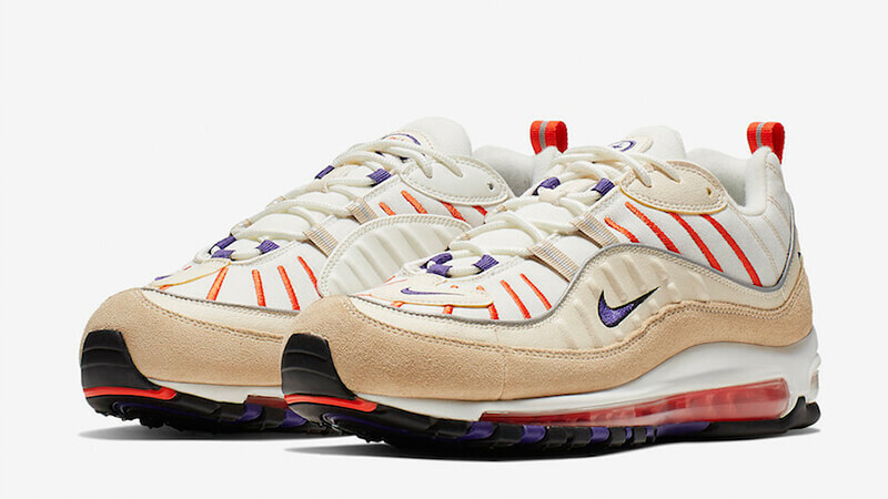 NIKE AIR MAX 98 - UK 12 US 13 EUR 47.5 - SAIL lila Weiß (640744-108) NIKE AIR MAX 98 - UK 12 US 13 EUR 47.5 - SAIL lila Weiß (640744-108)